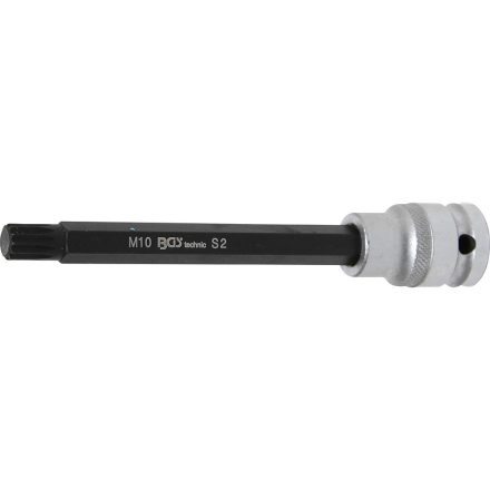 9-5009 | Rátűzőkulcs - crowa+bit 1/2" XZN - Spline M10 x 140 mm hosszú - BGS