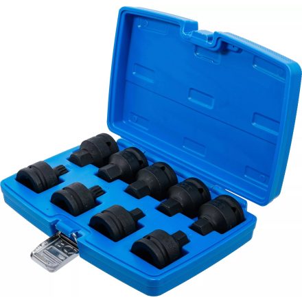 9-5054 | Légkulcs imbuszfej készlet 3/4" 14-24 mm + XZN M16-M18 - 9 db-os - BGS