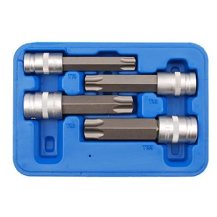 9-5103 | Rátűzőkulcs - crowa+bit készlet furatos torx 4 db  T70-T80-T90-T100