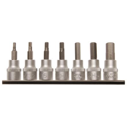 9-5104 | Bit készlet COLOS Imbusz 1/8"-3/8" 7 db-os - meghajtás: 3/8"