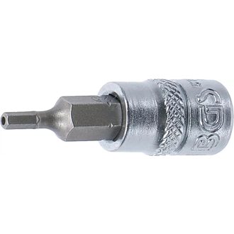   9-5156-2-5 | Rátűzőkulcs - crowa+bit 1/4" lyukas imbusz 2,5 mm - BGS