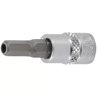   9-5156-5-5 | Rátűzőkulcs - crowa+bit 1/4" lyukas imbusz 5,5mm - BGS