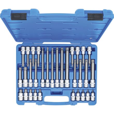 9-5190 | Rátűzőkulcs 32 db-os készlet 1/2" Torx Plus  TP20-TP70 - BGS