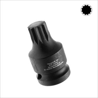   9-5381-M14 | Légkulcsfej 1/2" XZN - Spline M14 rövid BGS