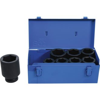   9-5500 | Légkulcsfej készlet 1" 8 db-os 27-50 mm 6 lap hosszú - BGS