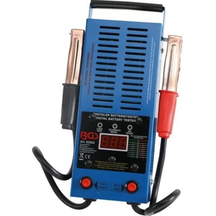9-63502 | Akkumulátor teszter digitális terhelő villa 12 V - 125 A - BGS