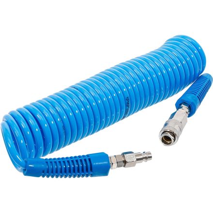 9-66540 | Levegőcső spirál  6 m kék - szerelt  8 mm / 5 mm PU - BGS