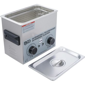   9-6879 | Ultrahangos tisztító berendezés  3,2 liter 120W + fűtés 100W - BGS