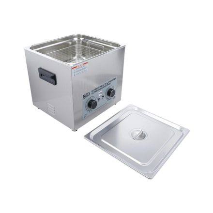 9-6881 | Ultrahangos tisztító berendezés 15 liter 360W + fűtés 400W - BGS