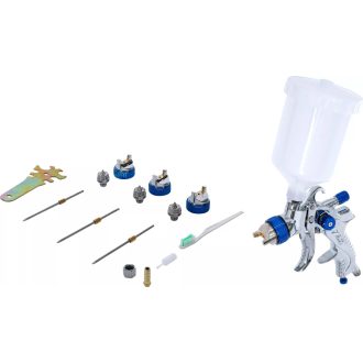   9-70048 | Festékszóró pisztoly, felsőtartályos készlet 1,4+1,4+1,7+2,0 mm HVLP- BGS