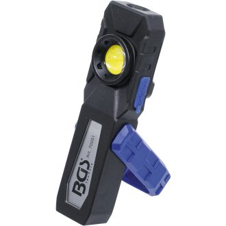   9-70051 | Szerelőlámpa LED COB + 1 ledes dönthető akkus 10W szerelőlámpa -BGS
