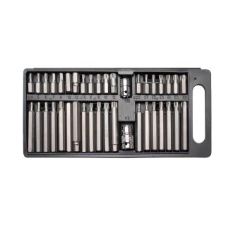   9-7073 | Torx-imb.-spline bit készlet 40 db-os klt - Kraftmann