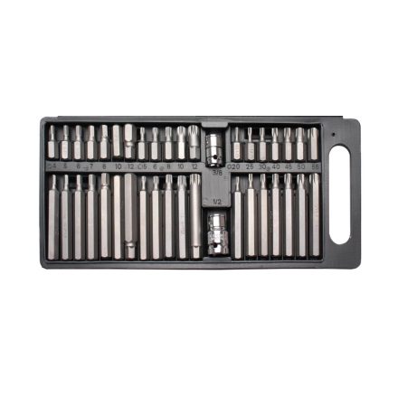 9-7073 | Torx-imb.-spline bit készlet 40 db-os klt - Kraftmann
