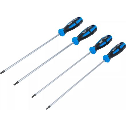 9-74541 | Csavarhúzó készlet extra hosszú 250 mm Torx T15-20-25-30 - BGS