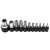 9-786 | Bit készlet 11 db-os hatágú lyukas torx 1/4"+ 3/8" bitek + befogók - BGS