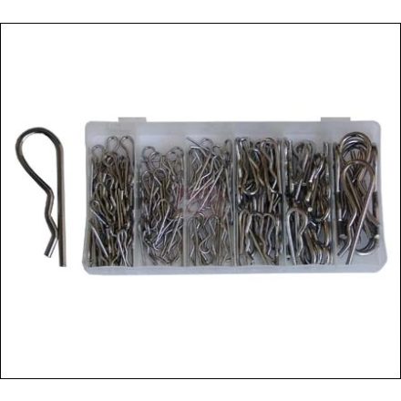 9-8043 | Rugós biztosító szeg készlet 150 db-os 2.4 - 4.0 mm - BGS