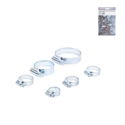 9-80855 | Bilincs készlet   6 részes 4-45 mm csövekhez - Kraftmann