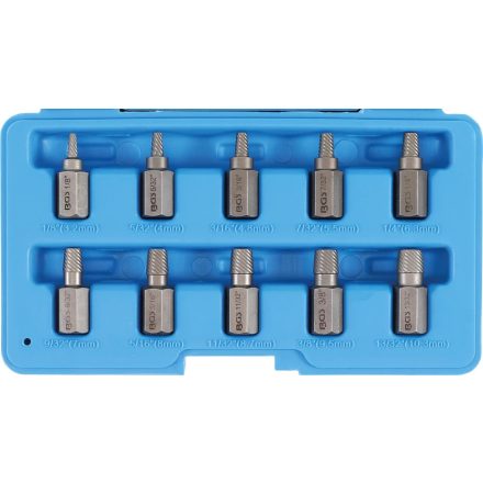 9-8547 | Csavarkiszedő készlet - sérült fejű csavarokhoz Torx-XZN-Imbusz 10 db-os