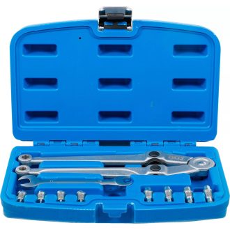   9-9602 | Körmöskulcs, oldalcsapos készlet - cserélhető két csapos: 2.5 - 9.0 mm BGS