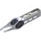 9-9893 | Csipesz 100 mm egyenes-lapos, rozsdamentes acél LED-es - BGS
