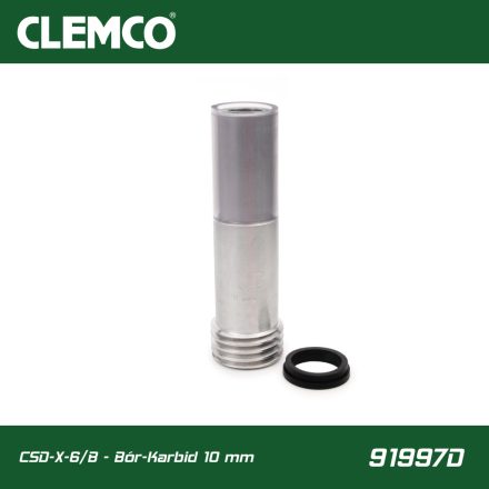 91997D | Homokfúvó géphez CLEMCO fúvóka - Bór-Karbid 10 mm x 160 mm  - CSD-X-6/B