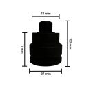 938008 | Légkulcs átalakító adapter 1-1/2" - 1" szűkítő Genius
