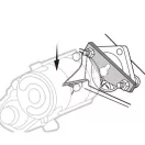 Lendkerék tartó/rögzítő FORD  9AT3-E01