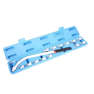   AT1829A | Ékszíjszerelő készlet hajlított hosszú 15 db-os 12 lapú Csillag+E-torx