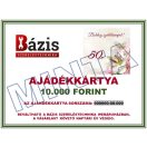 Bázis Szereléstechnika 10000 Ft-os ajándékkártya