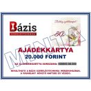Bázis Szereléstechnika 20000 Ft-os ajándékkártya