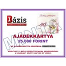 Bázis Szereléstechnika 25000 Ft-os ajándékkártya