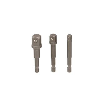   BE-2343P | Adapter készlet fúrógéphez - csavarbehajtóhoz 1/4"-3/8"-1/2" - Genius