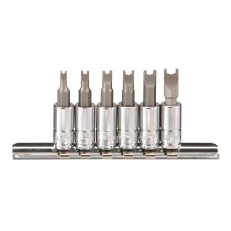   BS-206S | Bit készlet Spanner spec. 2 körmös 1/4"-os 6 db-os SP4 - SP14 - Genius