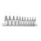 BS-2311P | Bit készlet torx 5 ágú-lyukas 11 db-os 1/4"-3/8" Genius