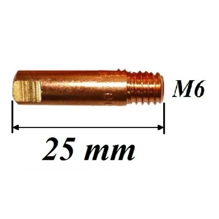 CO-F-M6x25x1.0 | CO áramátadó fúvóka normál M6x25x6 mm x 1,0 mm