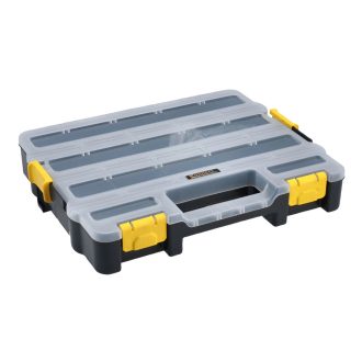   CON-30276 | Szortimenter tárolódoboz 389x310x67 mm 18 rekesz Variálható - Connect