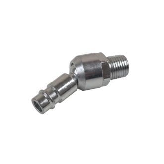   CON-30961 | Levegős gyorscsatlakozó apa gömbcsuklós - 1/4" BSPT KM Euro