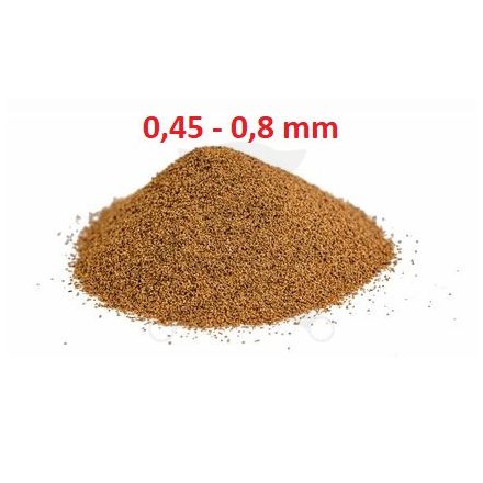 DH800 | Szóróanyag Dióhéj szemcse-őrlemény 0,45-0,80 mm 25 kg -Nutshell Granules