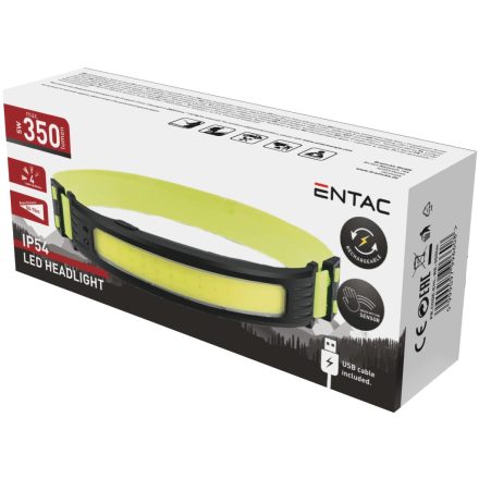 EHL-RE-350LM | Szerelőlámpa - Fejlámpa LED COB  akkus USB