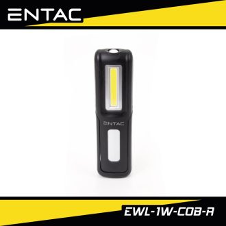   EWL-1W-COB-R | Szerelőlámpa LED 3W XPE + 1W COB mágneses,USB, akkus - Entac