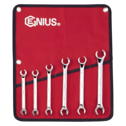 FN-006M | Fékcsőkulcs készlet 6 db-os 9-21 mm - Genius Tools