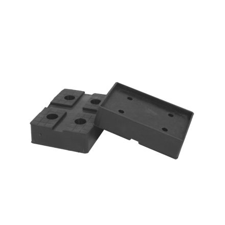GK115x80-FP | Gumipogácsa csápos emelőhöz 115x80 mm-es téglatest félperemes