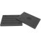 GK195x150-4F | Gumipogácsa csápos emelőhöz 195x150 mm-es téglatest négyfuratos