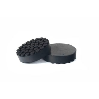   GP107-TP | Gumipogácsa krokodil emelőhöz 107 mm x 27 mm tömör pöttyös - Fekete