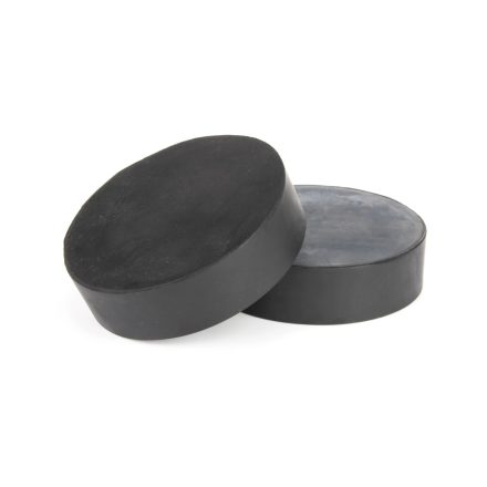 GP113x30 | Gumipogácsa krokodil emelőhöz 113 mm x 30 mm - Tömör - Fekete