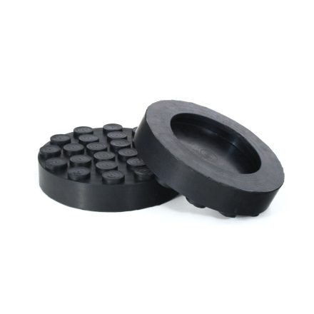 GP120-80PP | Gumipogácsa csápos emelőhöz 120/ 85 mm-es peremes+betét pöttyös