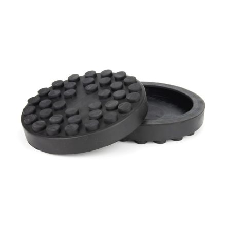 GP146-PP | Gumipogácsa csápos emelőhöz 146/126 mm-es peremes pöttyös-lyukas