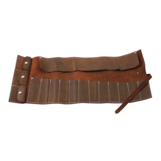   GUN-77168 | Villáskulcstartó, zsebes, feltekerhető, RETRO BŐR 12+3 részes Gunson