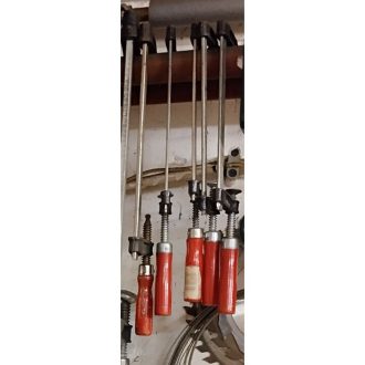 Pillanatszorító 5 dbcsavaros, fa nyéllel