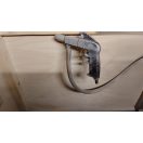 Homokfúvó szekrény (egyedi készítésű)Campbell Hausfeld homokfúvó tápegységgel